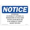 Signmission OSHA Notice, 5" Height, Attention Hi-Visibility Apparel Is Mandatory Sign, 7" X 5", Landscape OS-NS-D-57-L-10209 - alternate 1
